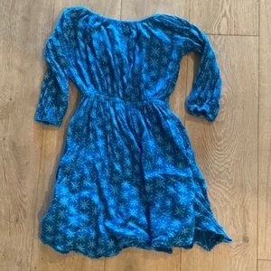 Alice + Ames Gauzy Twirl Dress Blue Stars